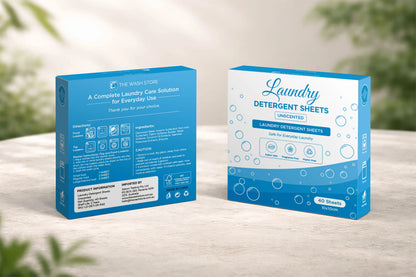 Fragrance-Controlled Laundry Pack (40 Sheets) The Wash Store