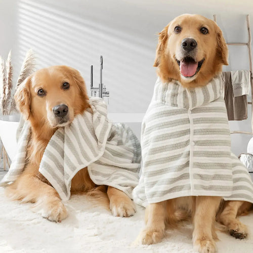 Ultra-Absorbent Pet Dog Bath Towel Quick-Drying Dog Bath Towel Thicken Bathrobe For Large Medium Small Dog Pets Bathing Supplies The Wash Store