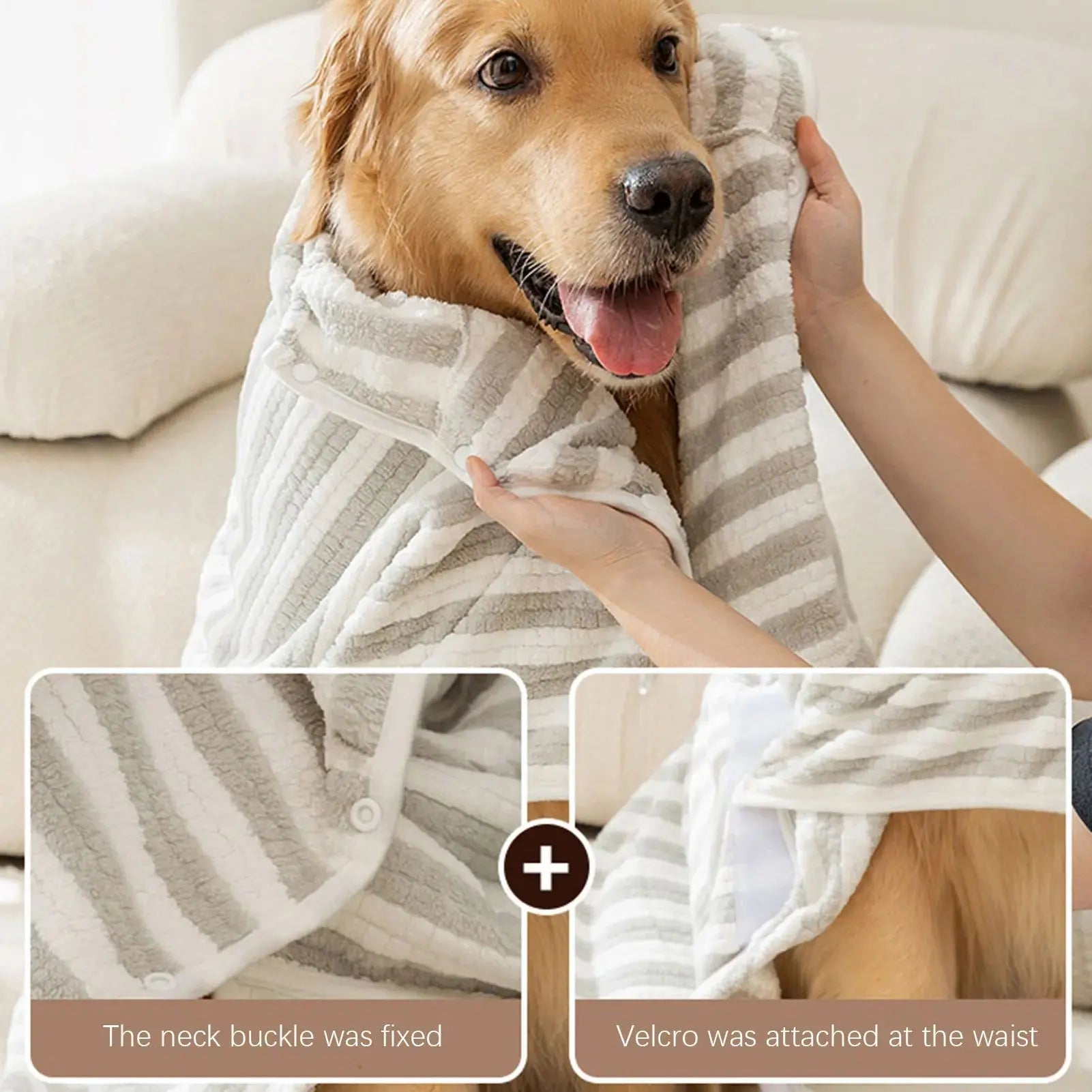 Ultra-Absorbent Pet Dog Bath Towel Quick-Drying Dog Bath Towel Thicken Bathrobe For Large Medium Small Dog Pets Bathing Supplies The Wash Store